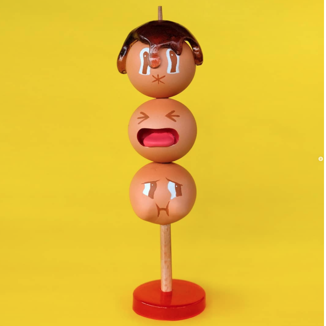 Image of the Panic Balls art toy.