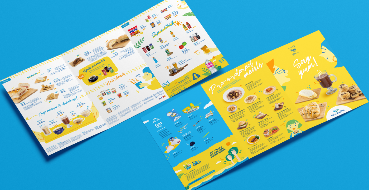 Image showing the menu spread.