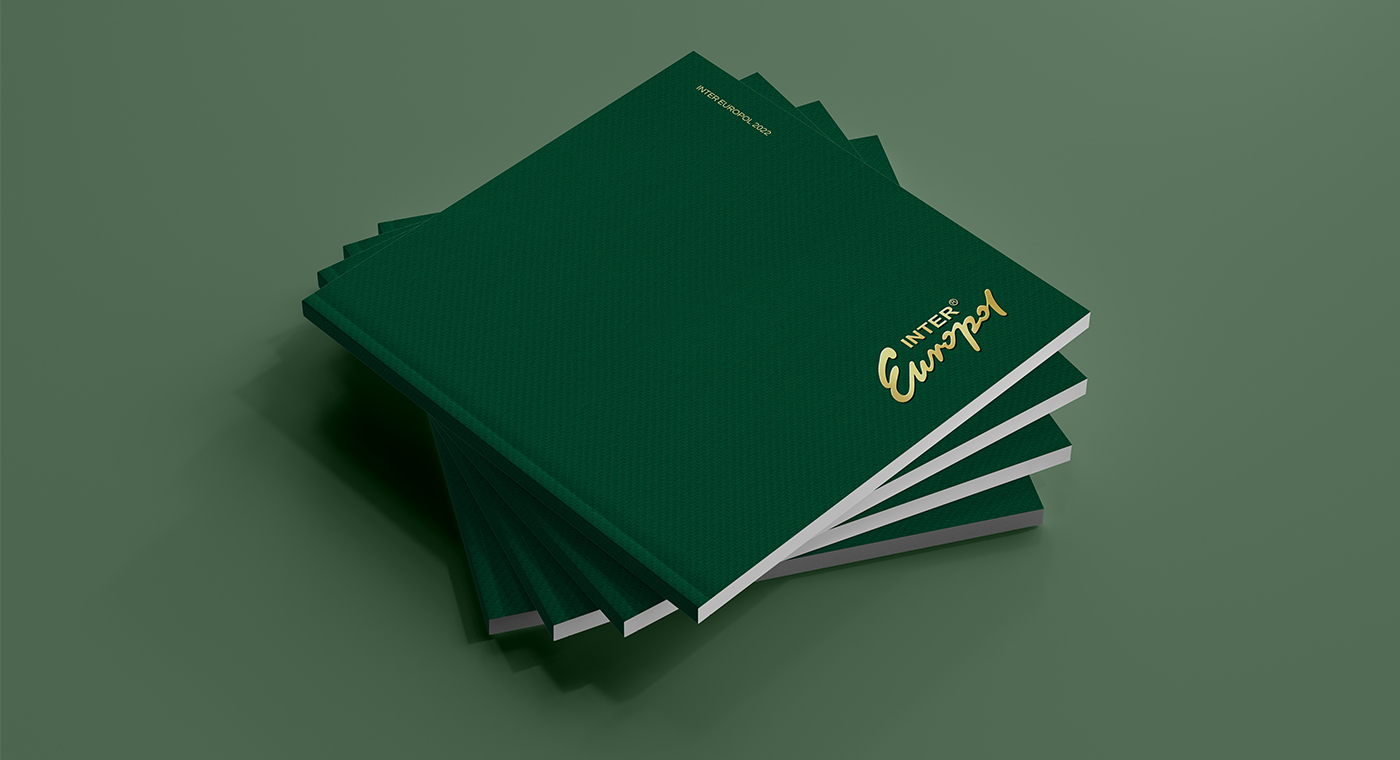 Front cover of the Inter Europol Competition book brochure.